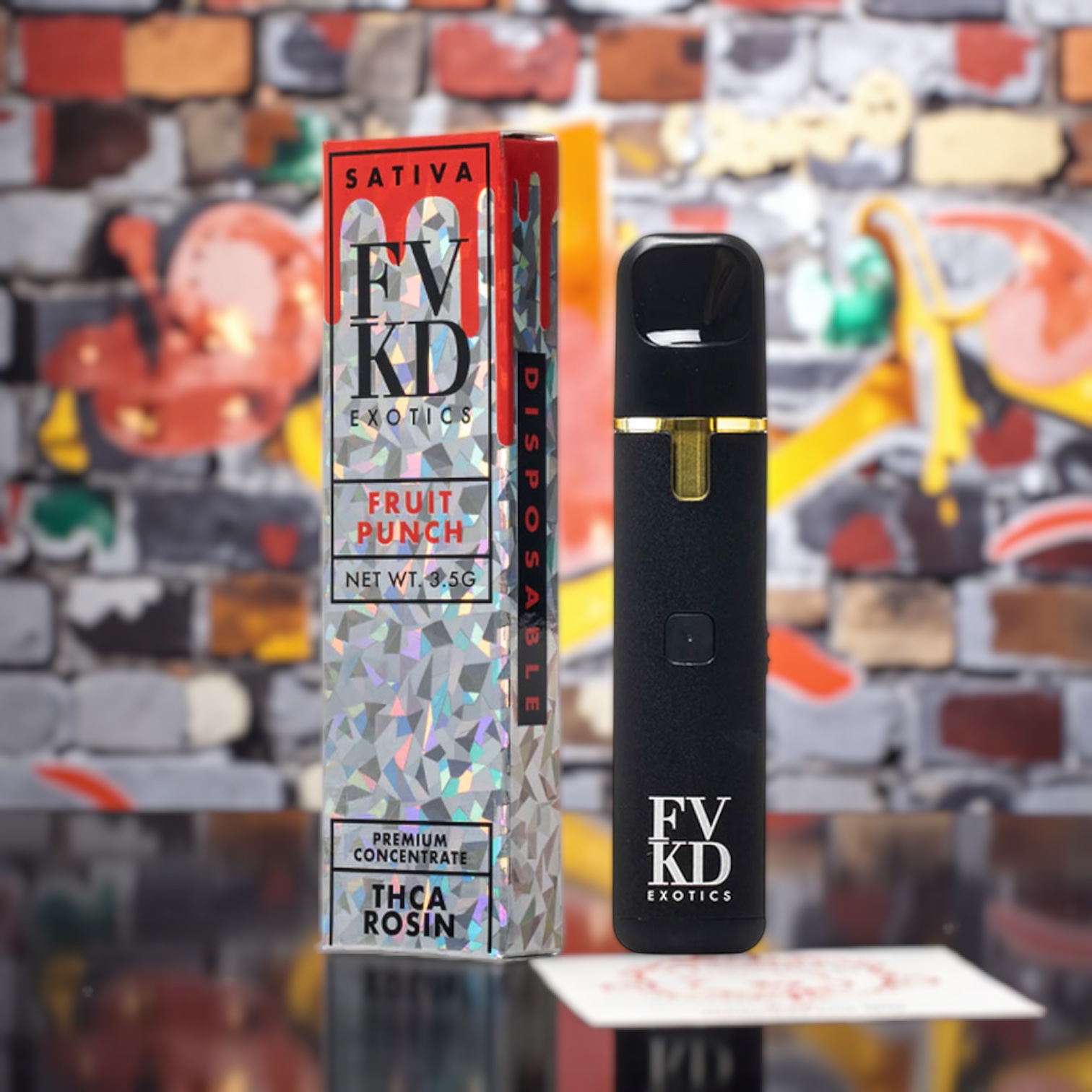 FVKD Exotics Fruit Punch Rosin 3.5g Disposable Cart