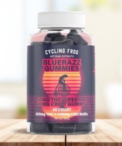 Cycling Frog Bluerazz 1:1 THC:CBD 800mg Gummies 40ct