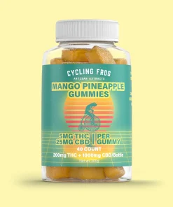 Cycling Frog Mango Pineapple 1:5 THC:CBD 1,200mg Gummies 40ct