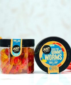 JustCBD Calm Hemp Infused Sugar Free Worms 1000mg